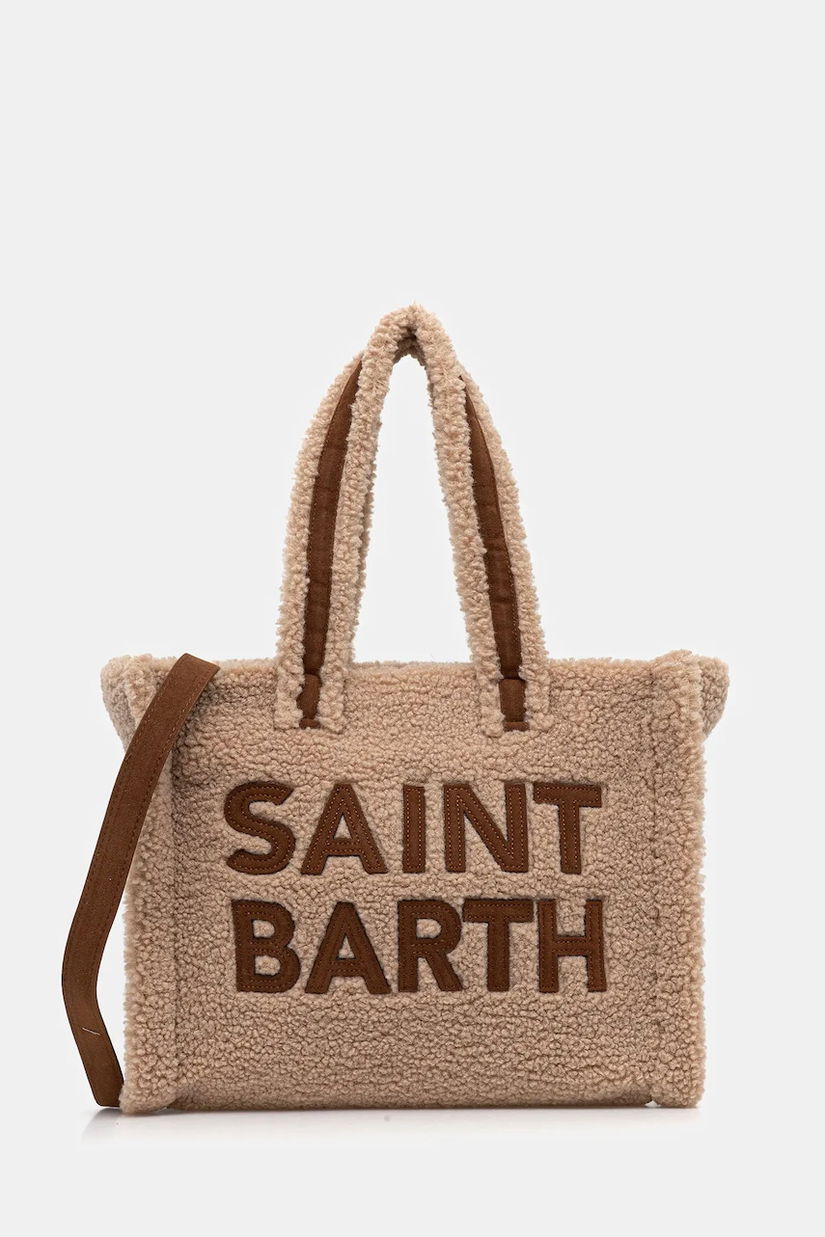 MC2 Saint Barth poșetă culoarea maro, COL0032