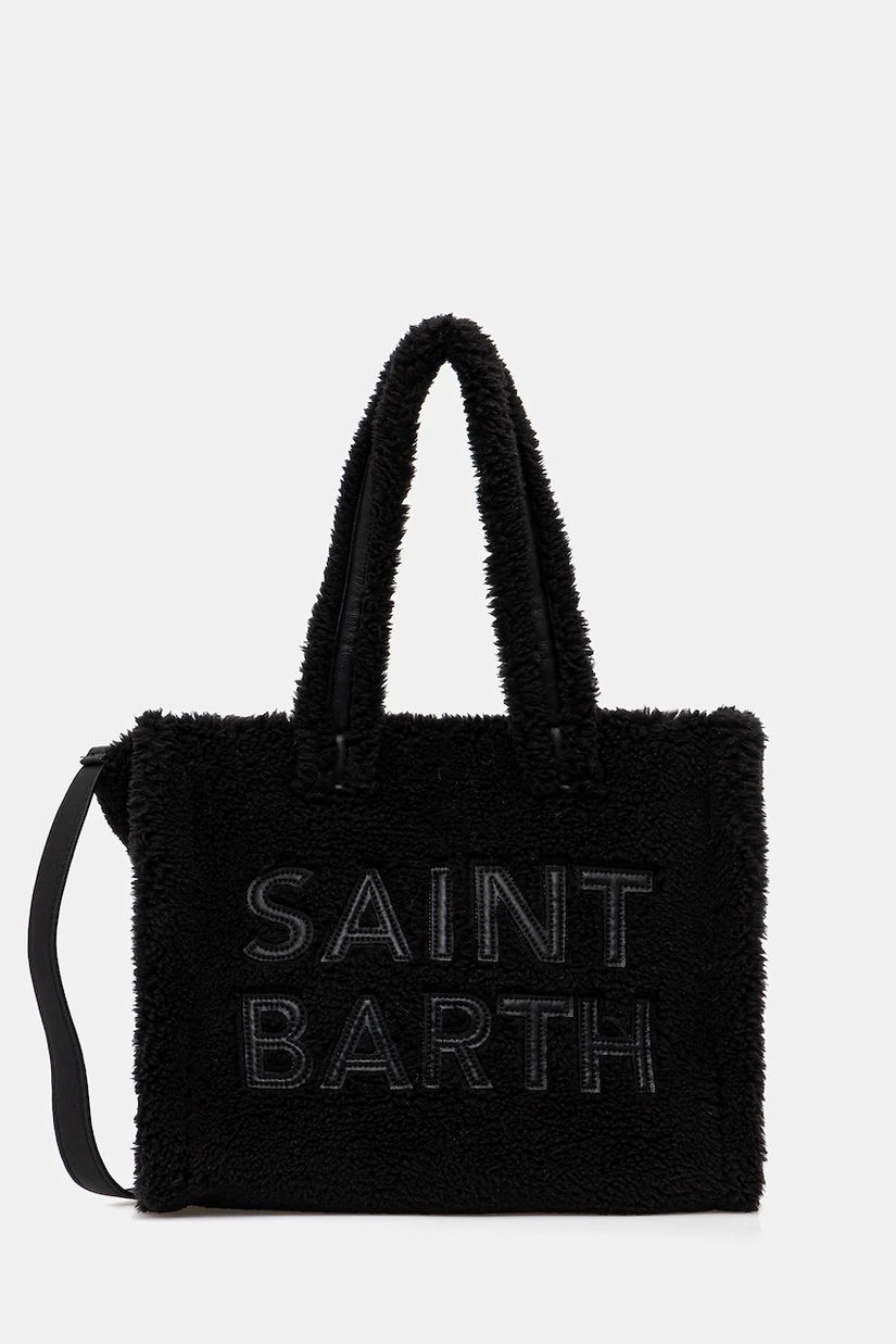 MC2 Saint Barth poșetă culoarea negru, COL0032
