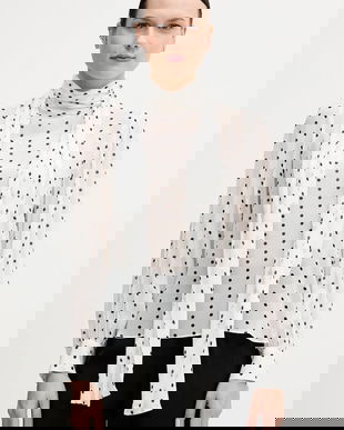 Pedro del Hierro bluza culoarea alb, modelator