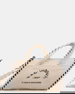 Karl Lagerfeld poșetă K/RSG culoarea bej, B1W50018