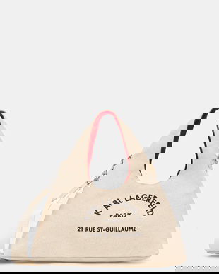 Karl Lagerfeld poșetă K/RSG culoarea bej, B1W50016