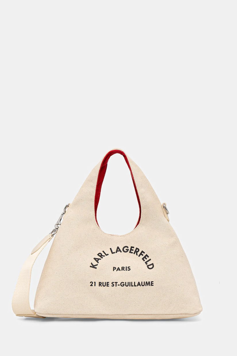 Karl Lagerfeld poșetă K/RSG culoarea bej, B1W50016