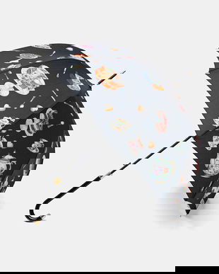 Moschino umbrelă culoarea negru, 8953