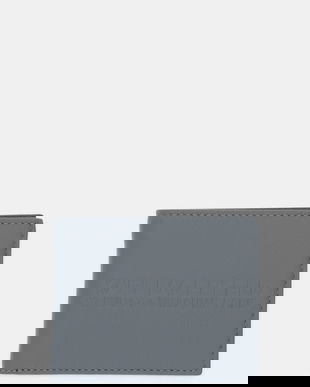 Karl Lagerfeld portofel de piele K/RSG culoarea gri, A3M32050