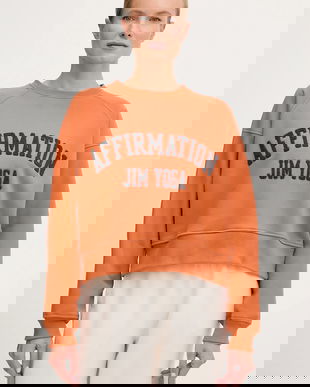 JOYINME bluză Classic culoarea portocaliu, cu imprimeu, Classic