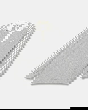 adidas Originals bluză culoarea gri, cu imprimeu, KS7791