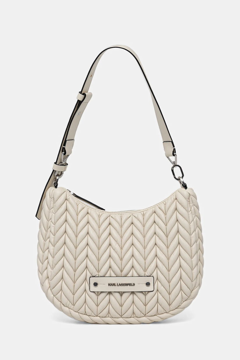 Karl Lagerfeld poșetă K/WEAVE culoarea bej, B1W30080