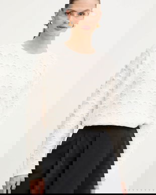 Morgan pulover culoarea bej, light, MEDINE