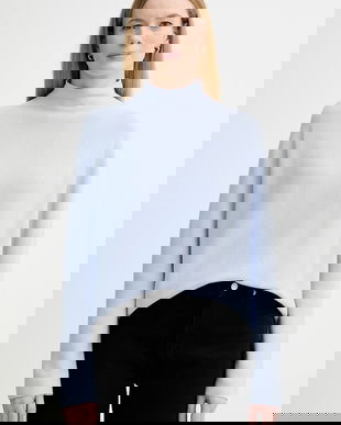 Marc O'Polo pulover de bumbac light, cu turtleneck, 600600660271