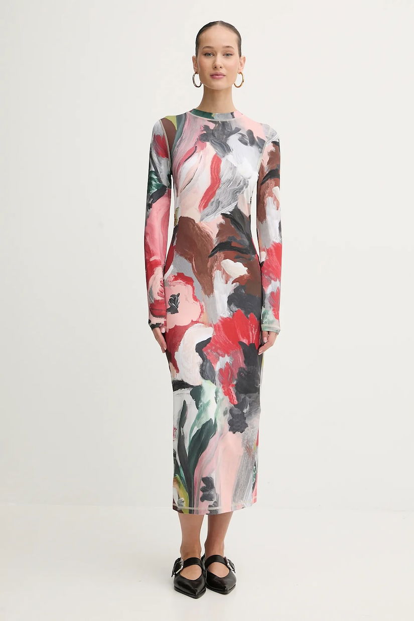 Stine Goya rochie midi, mulată, SG-PS26-D074-2244