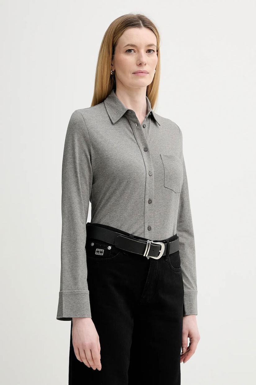 Marc O'Polo cămașă culoarea gri, cu guler clasic, regular, 600200152201