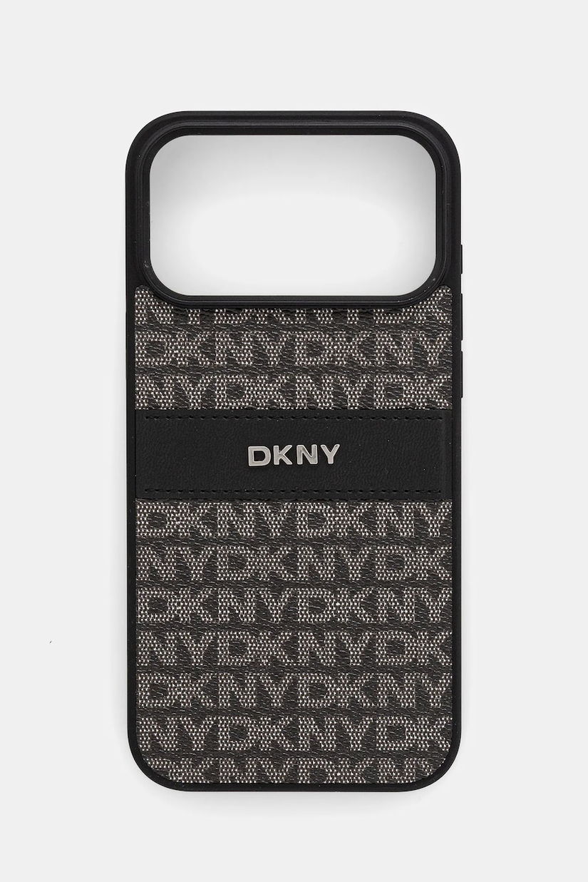 Dkny husă pentru telefon iPhone 17 Pro Max culoarea negru, DKHCP17XPRTHSLK