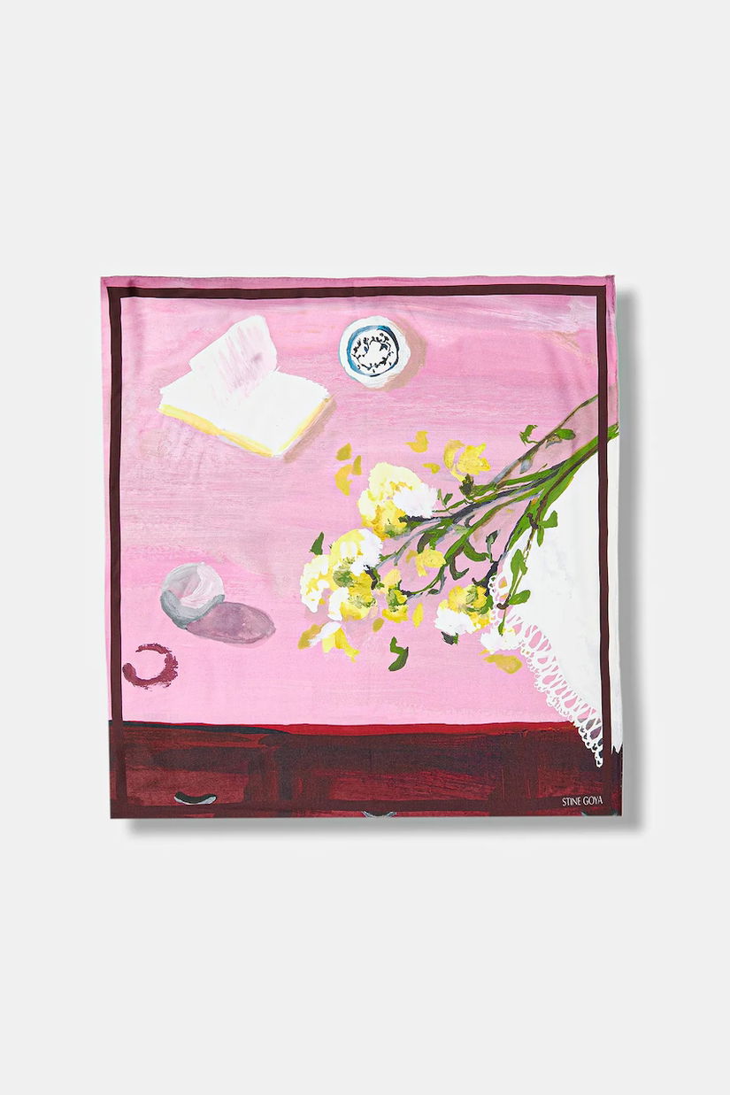 Stine Goya eșarfă de mătase cu imprimeu, SG-PS26-A010-2287