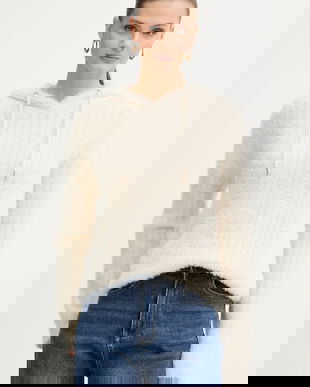 Morgan pulover culoarea bej, MCOCO