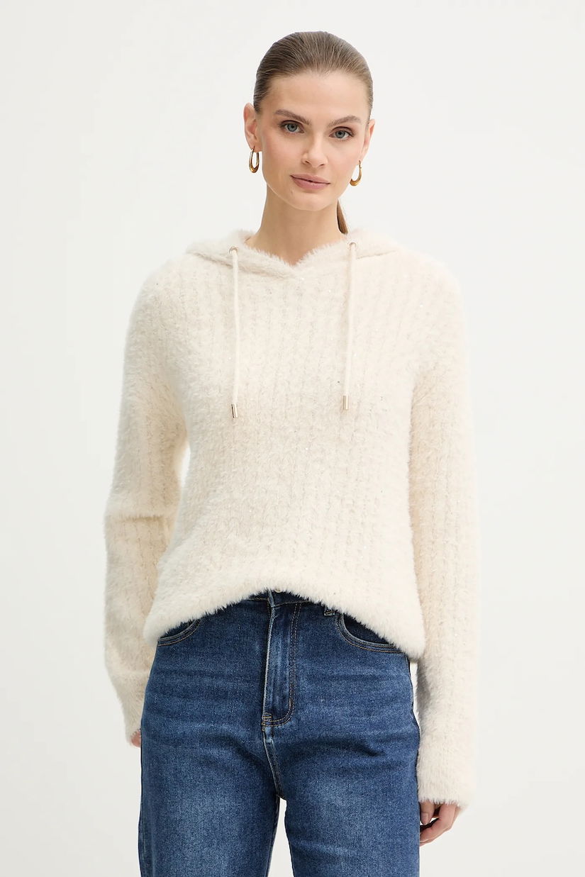 Morgan pulover culoarea bej, MCOCO