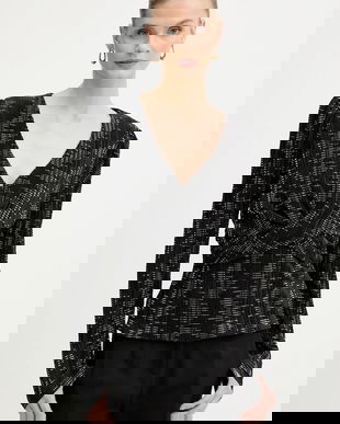 Morgan bluză culoarea negru, TCASHOU