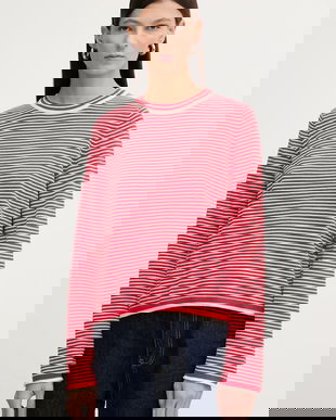 Marc O'Polo pulover de bumbac culoarea roșu, light, 600602360007