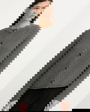 Marc O'Polo cardigan din bumbac culoarea gri, light, 600605961003