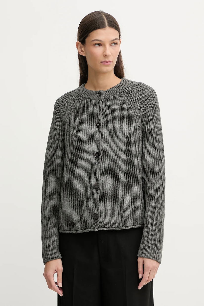 Marc O'Polo cardigan din bumbac culoarea gri, light, 600605961003
