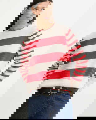 Marc O'Polo pulover de lână culoarea bej, light, 600605460243