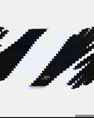 G-Star mănuși culoarea bleumarin, D25334.E149