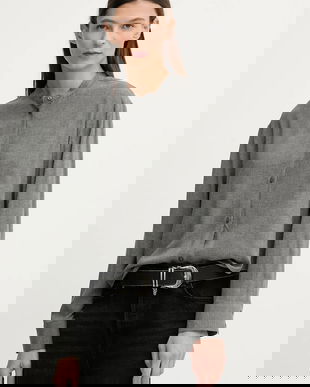 Marc O'Polo cămașă culoarea gri, regular, 600088042277