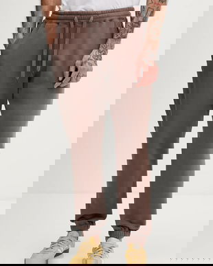 Hollister Co. pantaloni de trening culoarea maro, uni, KI334-5075-411