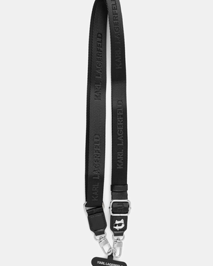 Karl Lagerfeld curea telefon culoarea negru, KLUCNCHPSPK