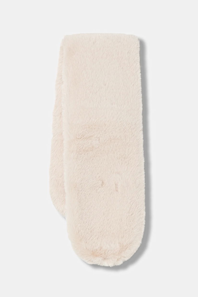 Morgan fular culoarea bej, uni, 5DOUVO