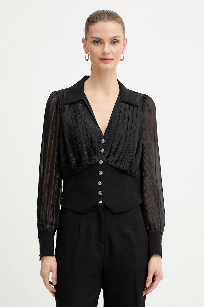 Morgan bluză culoarea negru, OPLAM