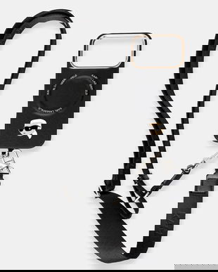 Karl Lagerfeld husă pentru telefon iPhone 17 Pro culoarea negru, KLHMP17LPCRLRKLK