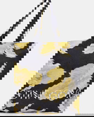 Stine Goya geantă de bumbac culoarea galben, SG-PS26-A016-2285