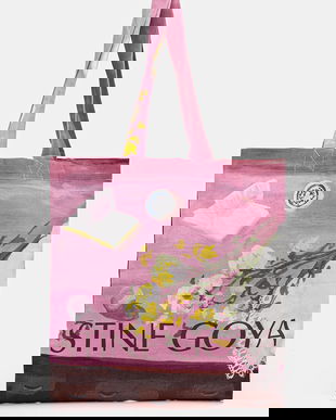 Stine Goya geantă de bumbac culoarea roz, SG-PS26-A016-2285