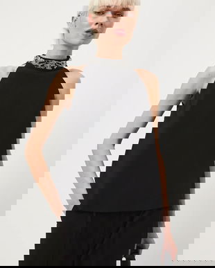 Medicine bluza culoarea negru, cu imprimeu