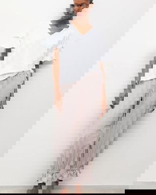 Answear.LAB pijama culoarea bej