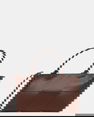 Answear.LAB poseta de piele culoarea bordo