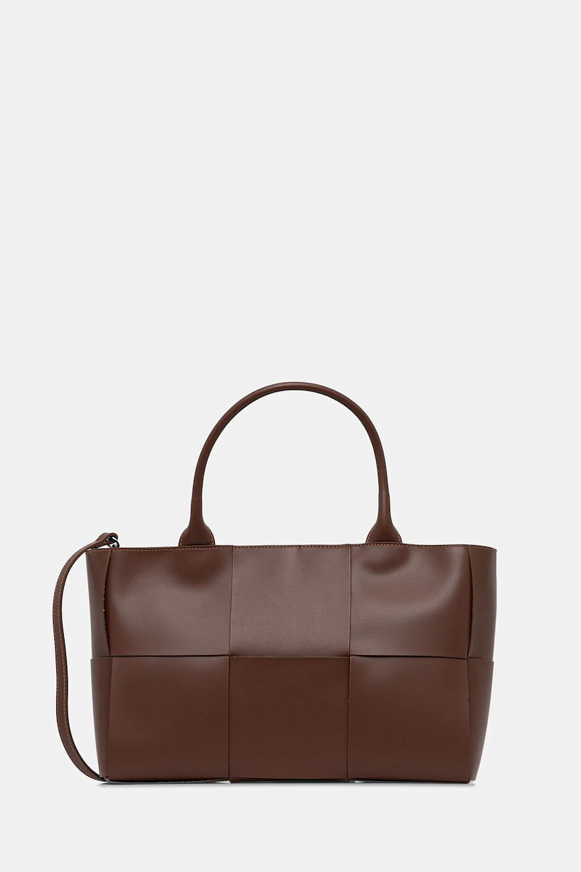 Answear.LAB poseta de piele culoarea bordo