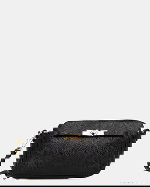 Answear.LAB poseta de piele culoarea negru