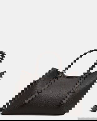 Answear.LAB poseta de piele culoarea maro