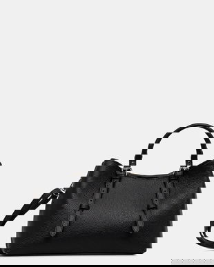 Answear.LAB poseta de piele culoarea negru