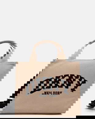 Dkny geantă de bumbac culoarea negru, R41AOR57