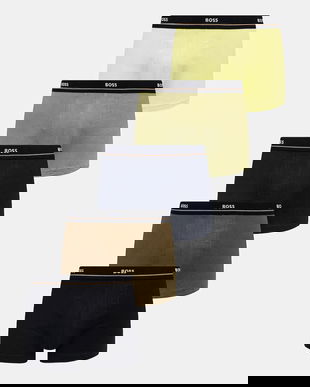 BOSS boxeri 5-pack culoarea negru, 50531660