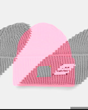 Rossignol căciulă din amestec de lână culoarea galben, din tricot gros, RLMWH16U