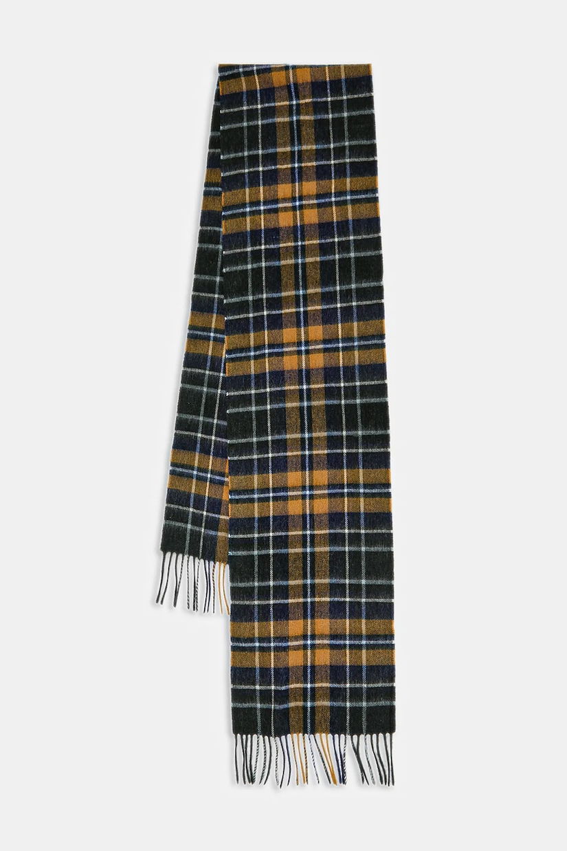 Barbour eșarfă de lână cu imprimeu, USC0137