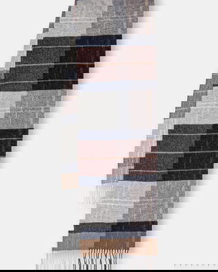 Barbour eșarfă de lână cu imprimeu, USC0322