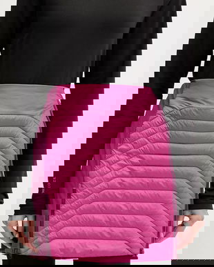 Dynafit fustă sport Speed Insulation culoarea bordo, mini, creion, 08.0000071792