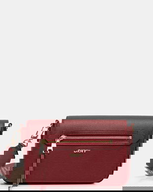 Dkny poșetă de piele culoarea bej, R42E3E21