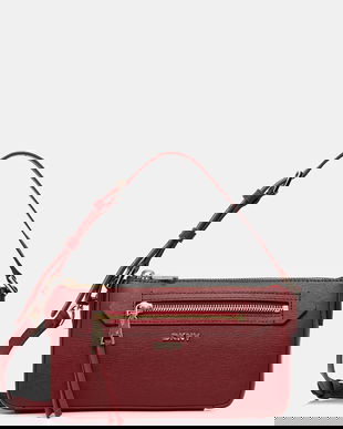 Dkny poșetă de piele culoarea verde, R42HKE18