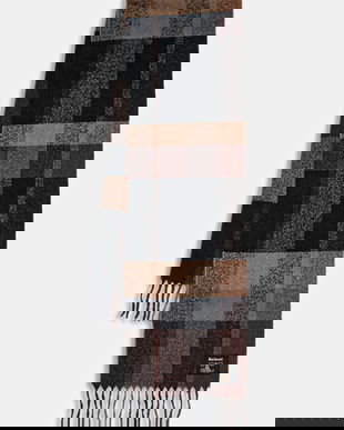 Barbour fular culoarea verde, cu imprimeu, USC0391