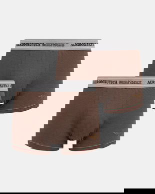 Aeronautica Militare boxeri 2-pack culoarea alb, AM1UBX003